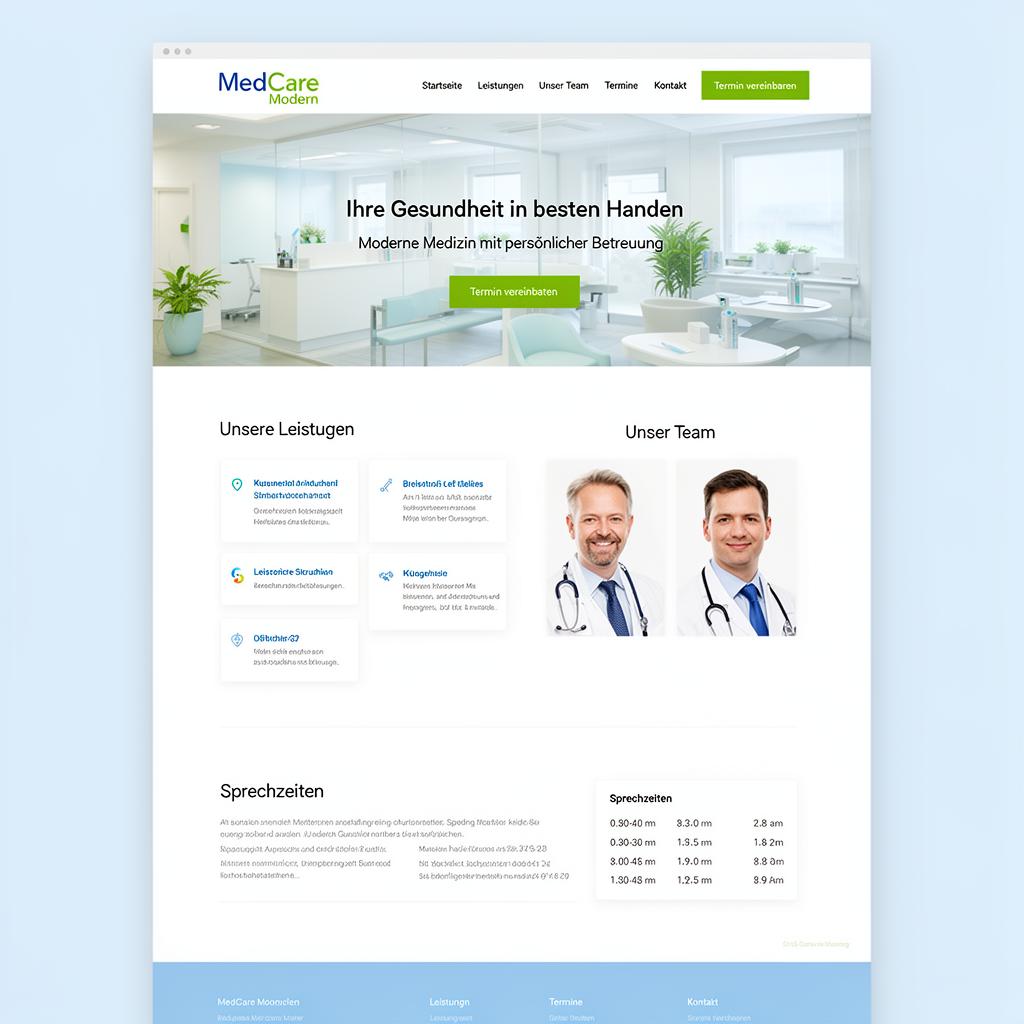 Stroe Studio Webdesign Vorlage – MedCare Modern für Gesundheit & Medizin von Stroe Media