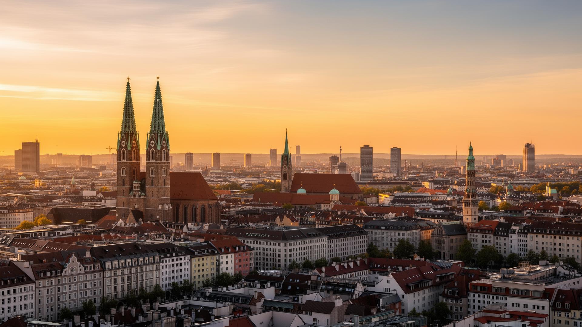 Webdesign und Online Marketing Agentur Stroe Media – München Skyline Hintergrund